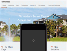 Tablet Screenshot of gatewise.com